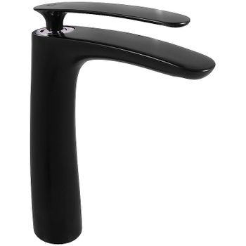 Смеситель для раковины Rav Slezak Tigris TG130.5CMATC Черный матовый Хром — фото 1, Смесители для раковины