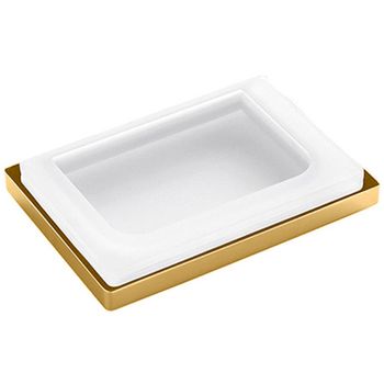 Мыльница Colombo Design Look B1640.OM-VAN Золото матовое — фото 1, Мыльницы