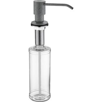 Дозатор для моющего средства Paulmark Rein D002-310 Серый — фото 1, Дозаторы для кухонных моек