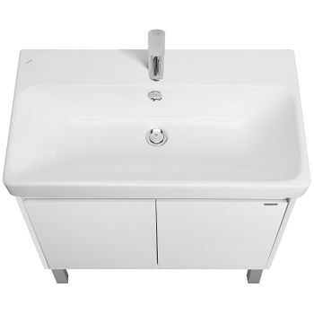 Тумба под раковину Aquaton Сканди Doors 80 1A282901SD010 Белая — фото 2, Тумбы под раковину