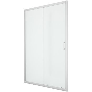 Душевая дверь New Trendy New Varia Chrome 100 D-0189A профиль Хром стекло прозрачное — фото 1, Раздвижные душевые двери