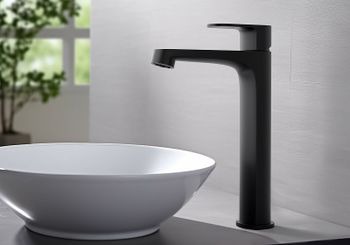 Смеситель для раковины Aquatek Оберон AQ1204MB Черный матовый — фото 2, Смесители для раковины