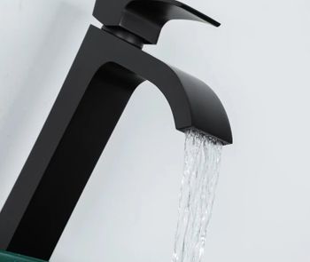 Смеситель для раковины Gappo G07-6 G1007-86 Черный матовый — фото 2, Смесители для раковины