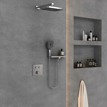 Душевая система Vincea VSFW-4211RCH Хром — фото 2, Встраиваемые душевые комплекты