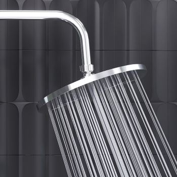 Душевая система Damixa Jupiter 977810000 с термостатом Хром — фото 5, Душевые стойки