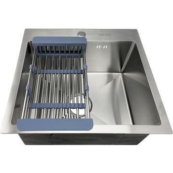 Кухонная мойка Fabia 50х45 50453 Сатин — фото 1, Кухонные мойки