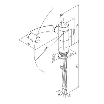 Смеситель для кухни Damixa Arc 290007364 Черный матовый — фото 4, Смесители для кухни