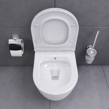 Унитаз биде Damixa Sirius DX86C1800SC подвесной с сиденьем Микролифт — фото 5, Подвесные унитазы