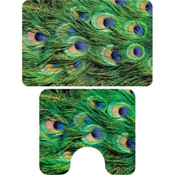 Комплект ковриков Veragio Carpet 68x45 VR.CPT-7200.01 с рисунком Fenix — фото 1, Коврики для ванной комнаты