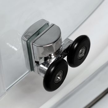 Душевой уголок WasserKRAFT Lippe 90x90 45S03 профиль Хром стекло прозрачное — фото 11, Квадратные душевые уголки