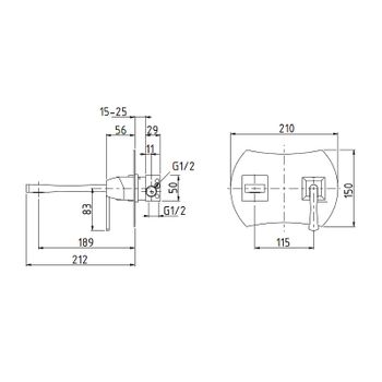 Смеситель для раковины Migliore Opera 19041 Хром — фото 2, Смесители для раковины