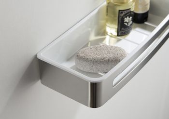 Металлическая полка Schein Accessories 9327CH Хром — фото 3, Полки для ванной и душа