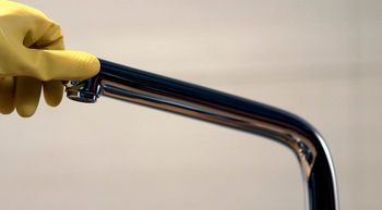 Смеситель для кухни Hansgrohe Metris 14822800 Нержавеющая сталь — фото 4, Смесители для кухни