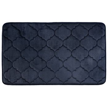Коврик для ванной комнаты Iddis Basic 50х80 B20P580i12 Темно-синий — фото 1, Коврики для ванной комнаты