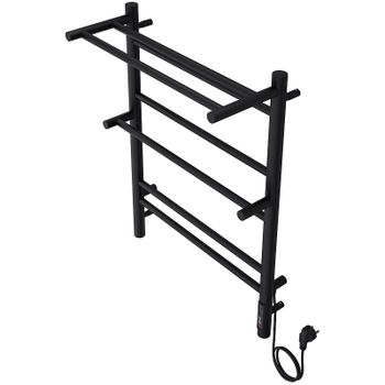 Электрический полотенцесушитель Aquatek Альфа П7 500x700 AQ EL RRP0770BL с полкой Черный муар — фото 9, Электрические полотенцесушители