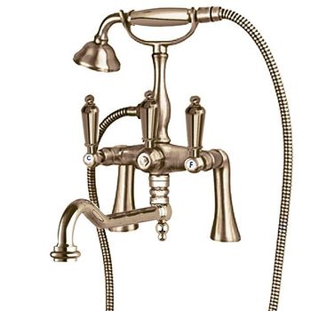 Смеситель на борт ванны Cezares FIRST-PBV2-02-M Бронза — фото 1, Смесители на борт ванны