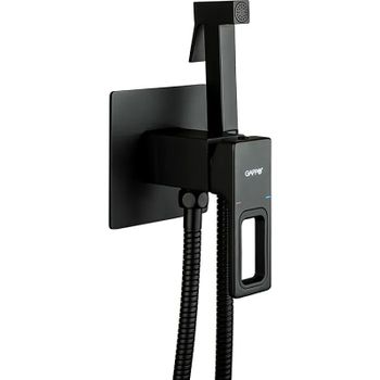 Гигиенический душ со смесителем Gappo G17-6 G7217-6 Черный матовый — фото 1, Гигиенические души