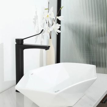 Смеситель для раковины Gappo G21-6 G1021-26 Черный матовый — фото 9, Смесители для раковины