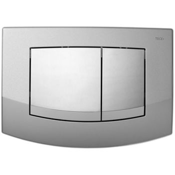Клавиша смыва Tece Ambia 9240253 для унитаза Хром глянцевые клавиши матовая рамка — фото 1, Кнопки смыва