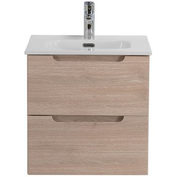 Тумба под раковину BelBagno Etna 50 ETNA-500-2C-SO-RG подвесная Rovere Grigio — фото 1, Тумбы под раковину