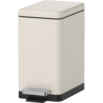 Ведро для мусора WeltWasser WW Magy MK 6L 10000011259 Молочно-белое — фото 1, Мусорные ведра