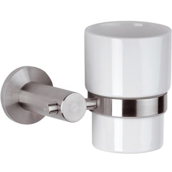 Стакан для зубных щеток Remer Minimal Mi15INOXCR Нержавеющая сталь — фото 1, Стаканы для зубных щеток
