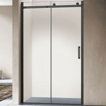 Душевая дверь Vincea Como VPS-1C130CLB 130 профиль Черный стекло прозрачное — фото 1, Раздвижные душевые двери