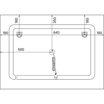 Зеркало Iddis Zodiac 100 ZOD1000i98 с подсветкой Белое — фото 9, Зеркала в ванную комнату