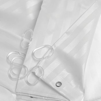 Штора для ванны Haiba HB74001 Серая — фото 2, Шторы для ванной