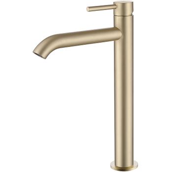 Смеситель для раковины Abber Wasser Kreis AF8111G Золото матовое — фото 1, Смесители для раковины