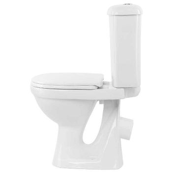 Унитаз компакт Оскольская Керамика Суперкомпакт Стандарт 44901130022 с бачком и сиденьем — фото 2, Напольные унитазы