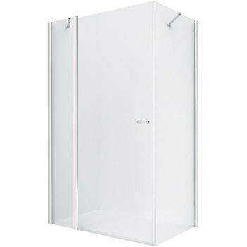Душевой уголок New Trendy New Soleo Chrome 90x100 K-0396 профиль Хром стекло прозрачное — фото 1, Прямоугольные душевые уголки
