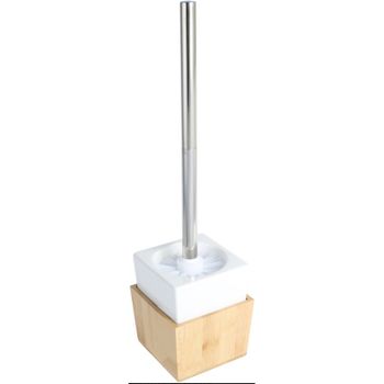 Ершик для унитаза Fixsen Wood FX-110-5 Белый — фото 1, Ершики для унитаза