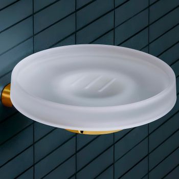 Мыльница Colombo Design Mini B4001.OM-VAN Золото матовое — фото 1, Мыльницы