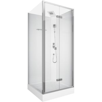Душевая кабина Ceruttispa Bella 90x90 901T без гидромассажа — фото 1, Душевые кабины