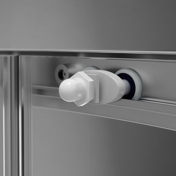 Душевой уголок AM.PM X-Joy Twin Slide 90х90 W88G-205-090MT64 профиль Хром матовый стекло прозрачное — фото 6, Душевые уголки четверть круга