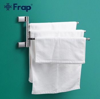 Полотенцедержатель Frap F18 F1813 поворотный Хром — фото 2, Полотенцедержатели