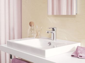 Смеситель для раковины Jacob Delafon Aleo E72275-4-CP Хром — фото 4, Смесители для раковины