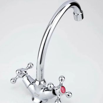 Смеситель для кухни Frap F4119-2 Хром — фото 2, Смесители для кухни