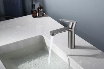 Смеситель для раковины Splenka S222.10.09 Графит матовый — фото 3, Смесители для раковины