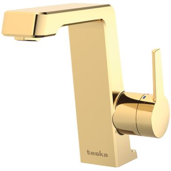 Смеситель для раковины Teska Thetis E5207 Золото — фото 1, Смесители для раковины