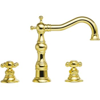 Смеситель для раковины Migliore Arcadia 18397 Золото — фото 2, Смесители для раковины