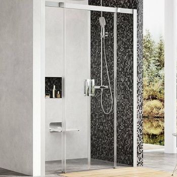 Душевая дверь Ravak Matrix MSD4-200 0WKK0U00Z1 профиль Сатин стекло Transparent — фото 1, Раздвижные душевые двери