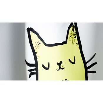 Шторка для ванны Fixsen Design Cat FX-2515 180х200 Белая Желтая — фото 3, Шторы для ванной