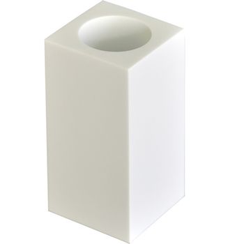 Стакан для зубных щеток Ridder Rom 22290101 Белый — фото 1, Стаканы для зубных щеток