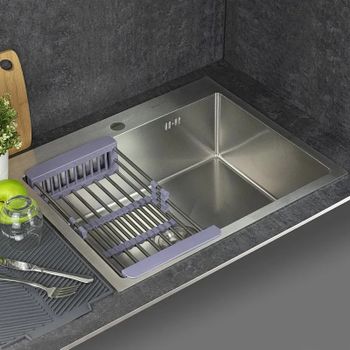 Кухонная мойка Fabia 60х50 60503 Сатин — фото 5, Кухонные мойки