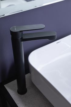 Смеситель для раковины Aquanet Passion AF300-11B 243294 Черный — фото 2, Смесители для раковины