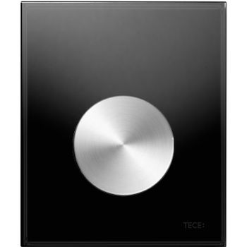 Клавиша смыва Tece Loop Urinal Glass 9242663 для писсуара Черная Нержавеющая сталь — фото 1, Кнопки смыва