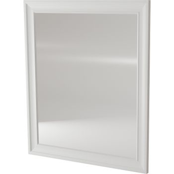 Зеркало Caprigo Ponza 80 13532-B231 Белое матовое — фото 1, Зеркала в ванную комнату