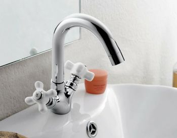 Смеситель для раковины Frap H18 F1318 Хром — фото 7, Смесители для раковины